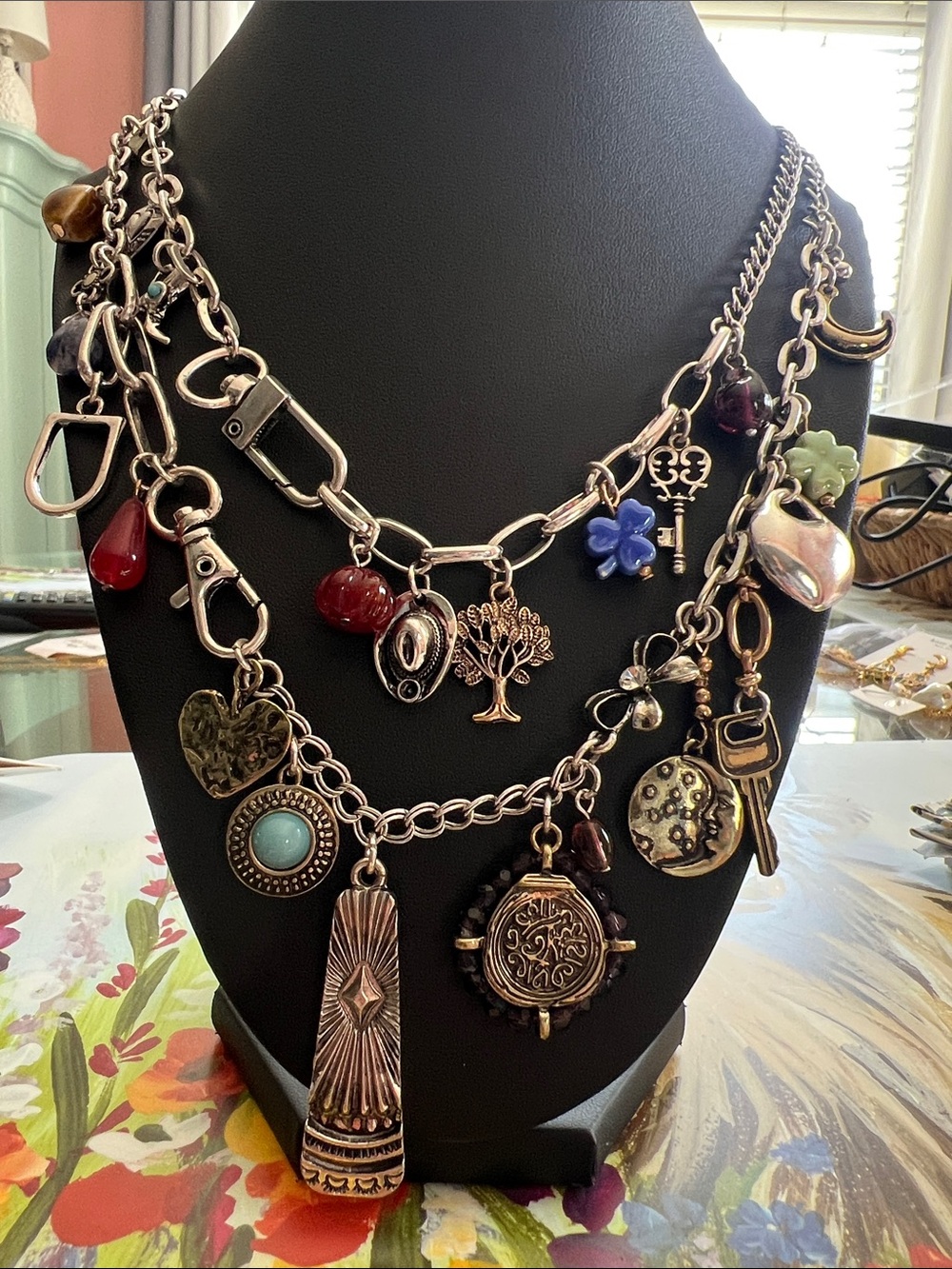 Free People Maxamillion Charm Necklace - Picture 1 of 5